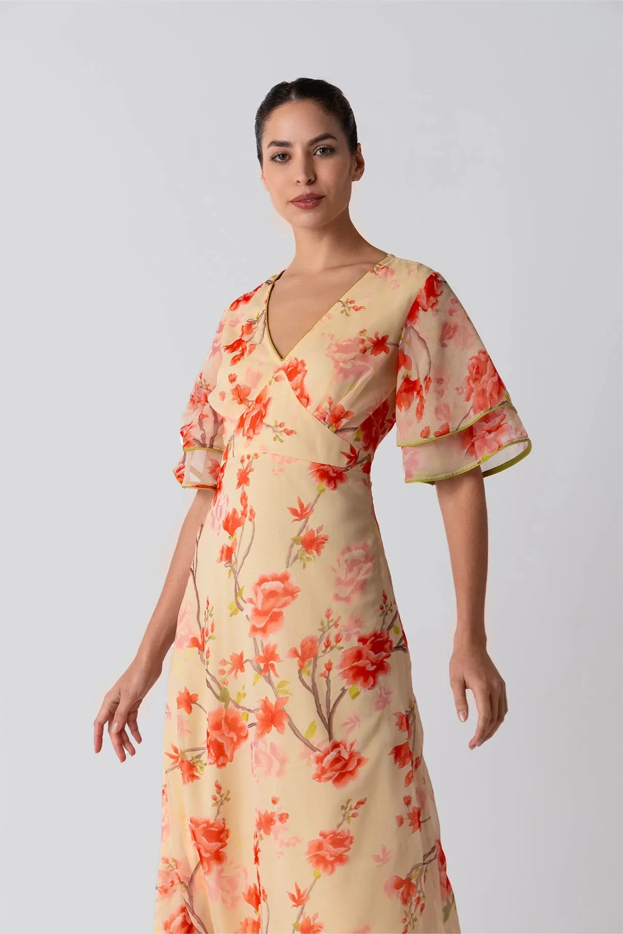 Victoria Cream Dress sold by Raishma product image thumbnail 2