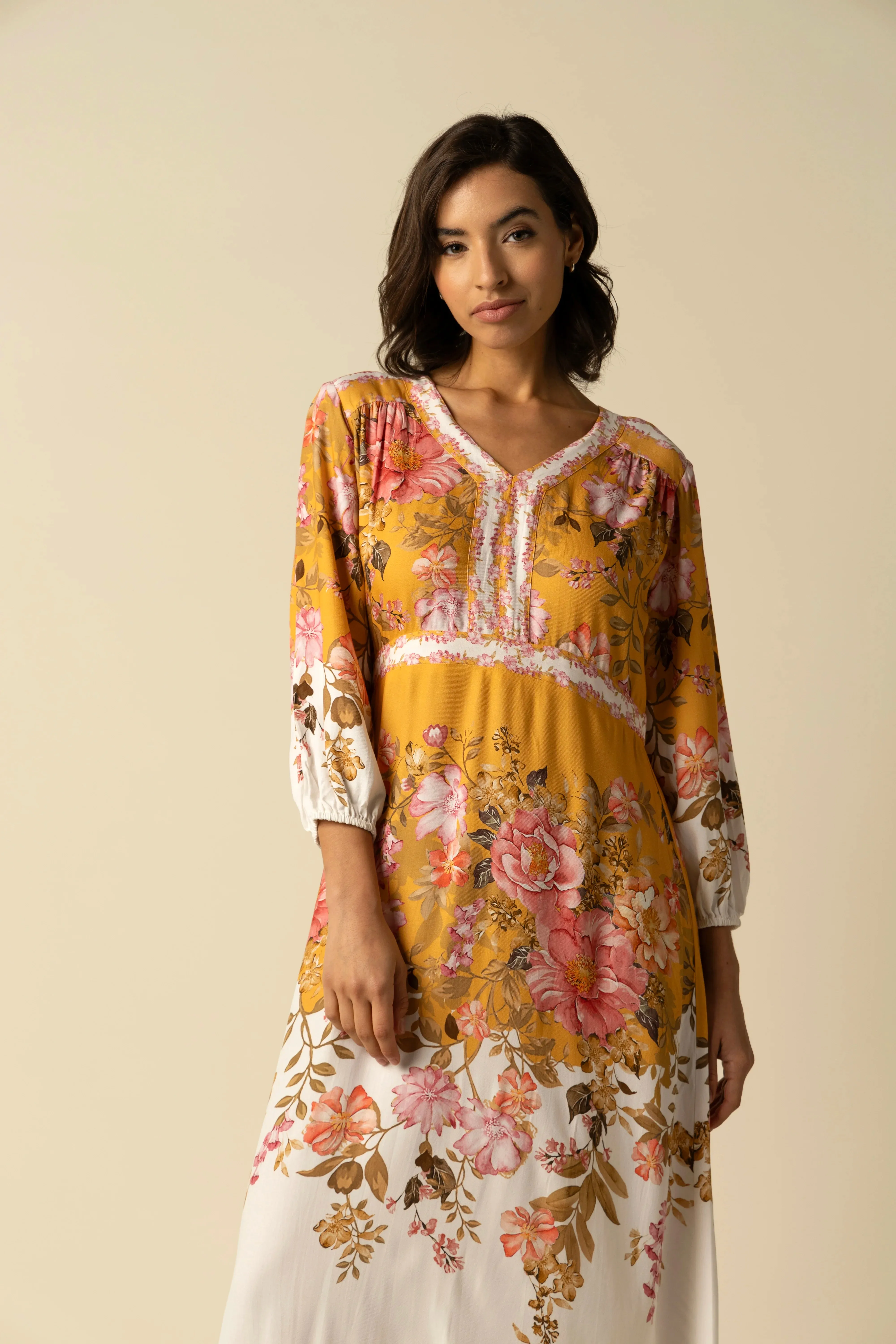 Aurelia Orange Dress sold by Raishma product image thumbnail 2