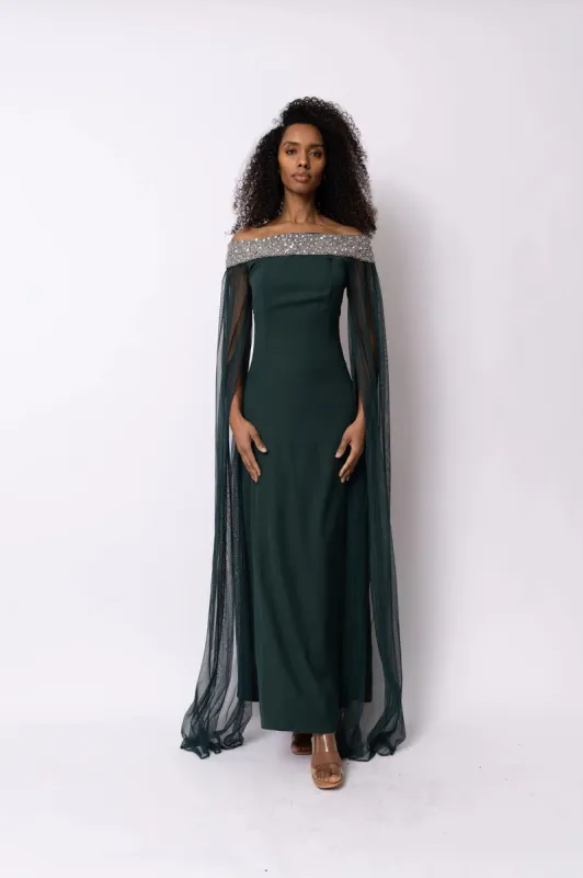 Isabella Green Gown sold by Raishma
