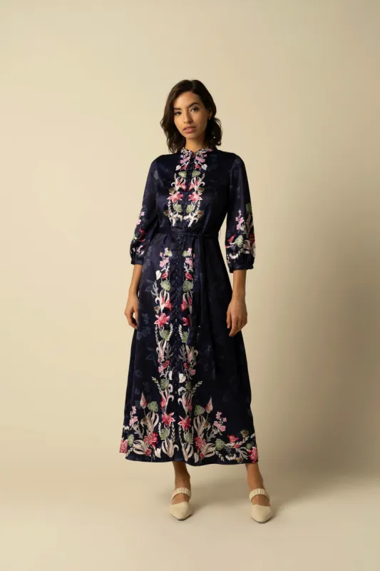 Bria Navy Dress sold by Raishma