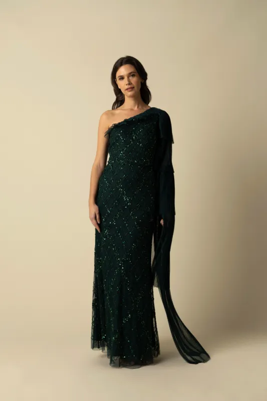 Leilani Green Gown made by Raishma