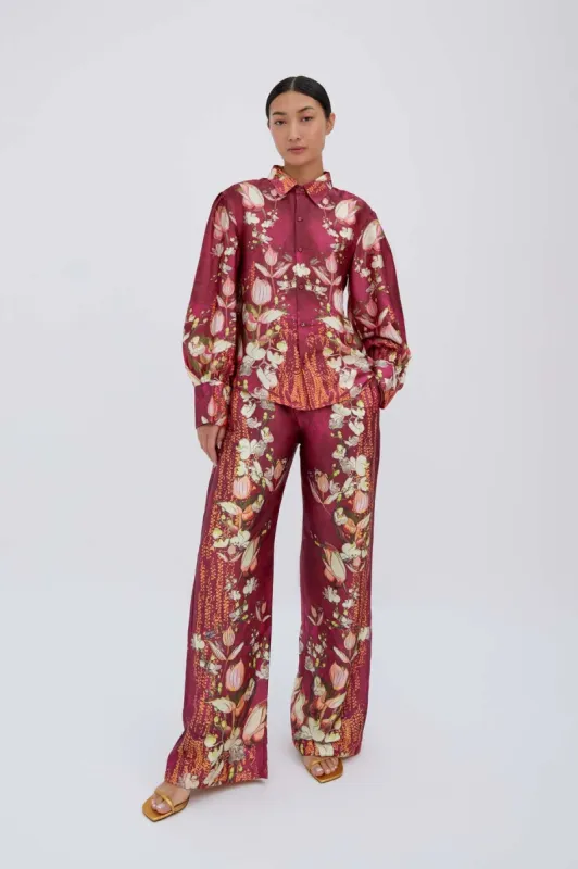 Lauren Burgundy Shirt sold by Raishma