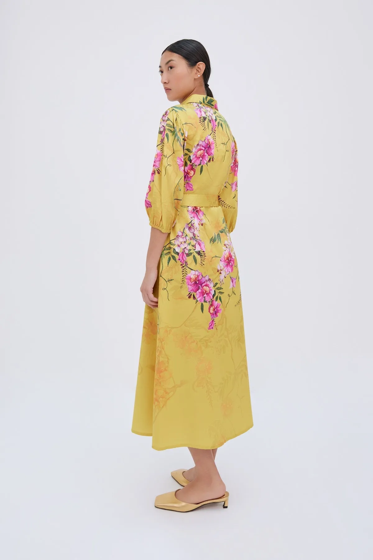 Aria Yellow Dress sold by Raishma product image thumbnail 3