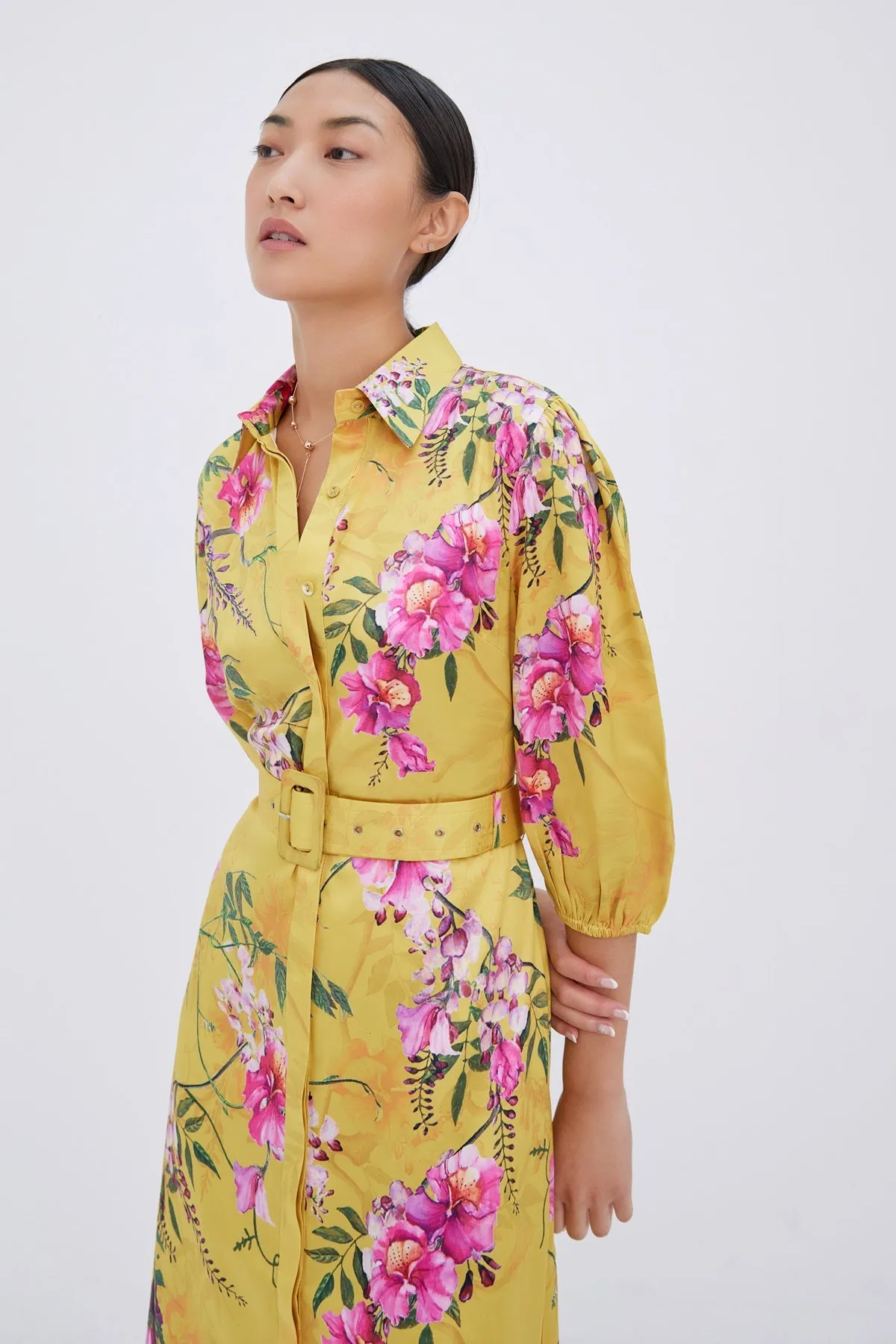 Aria Yellow Dress sold by Raishma product image thumbnail 2