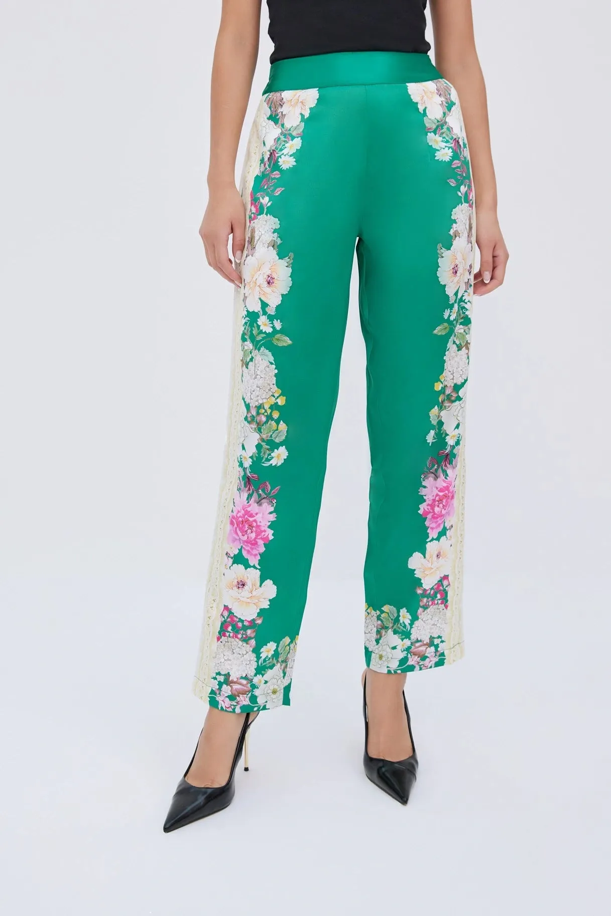 Amora Green Trousers sold by Raishma