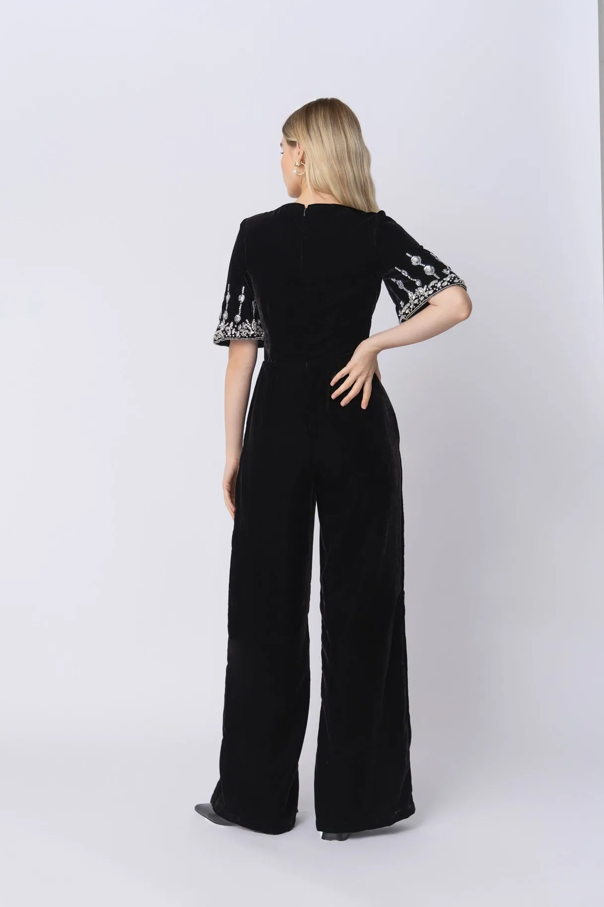 Luna Black Jumpsuit sold by Raishma product image thumbnail 3