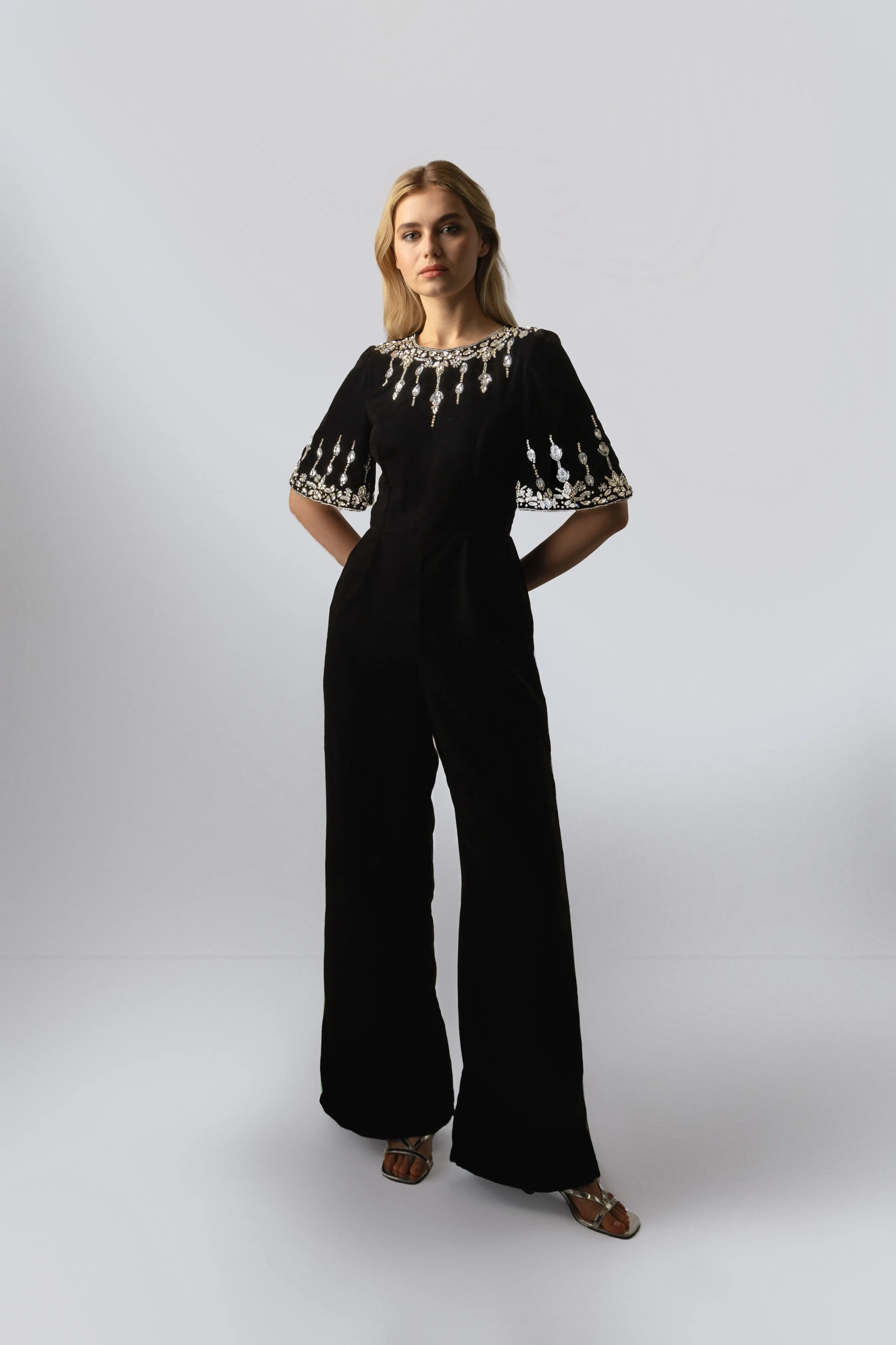 Luna Black Jumpsuit sold by Raishma product image thumbnail 5