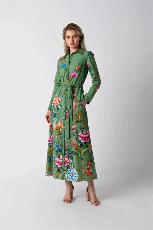 Olea Green Dress sold by Raishma