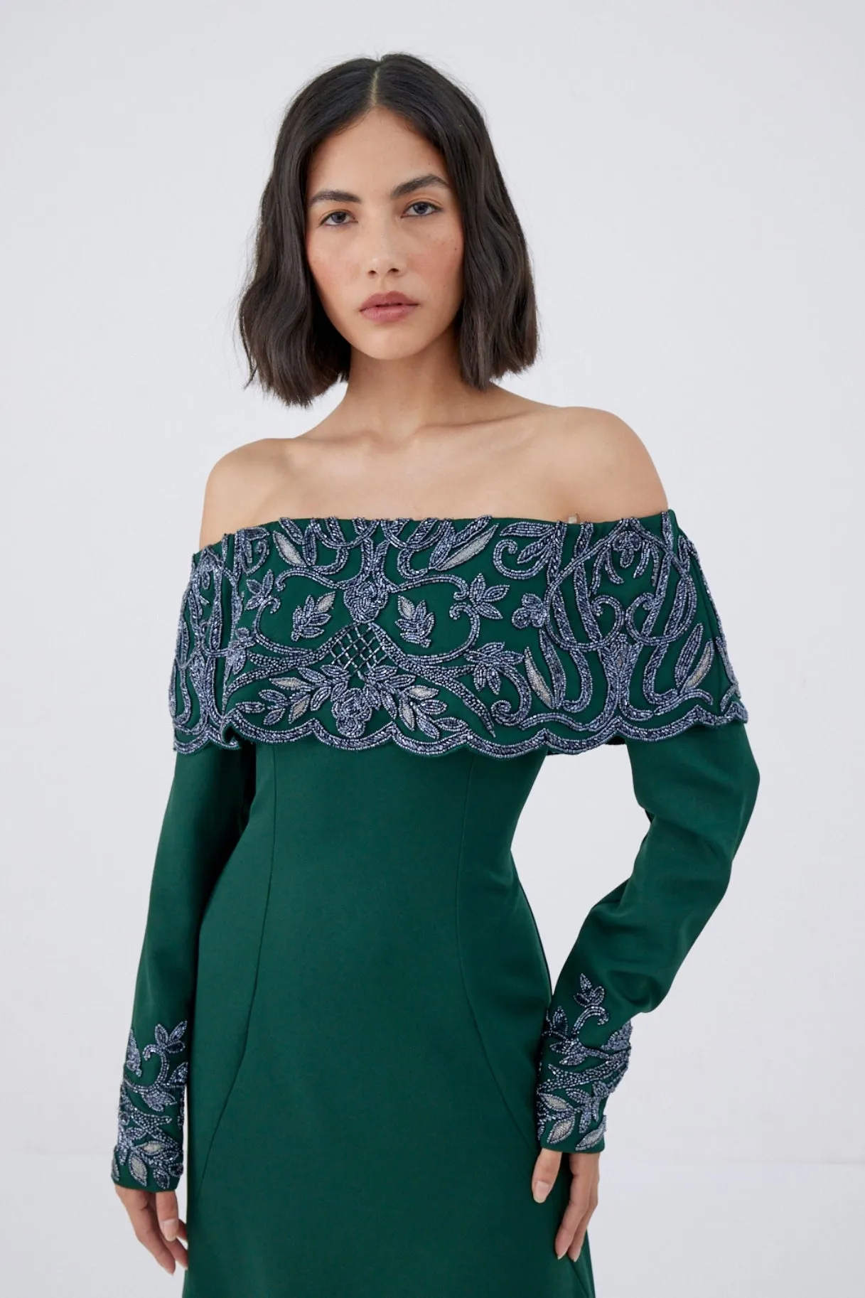 Maria Green Gown sold by Raishma product image thumbnail 2