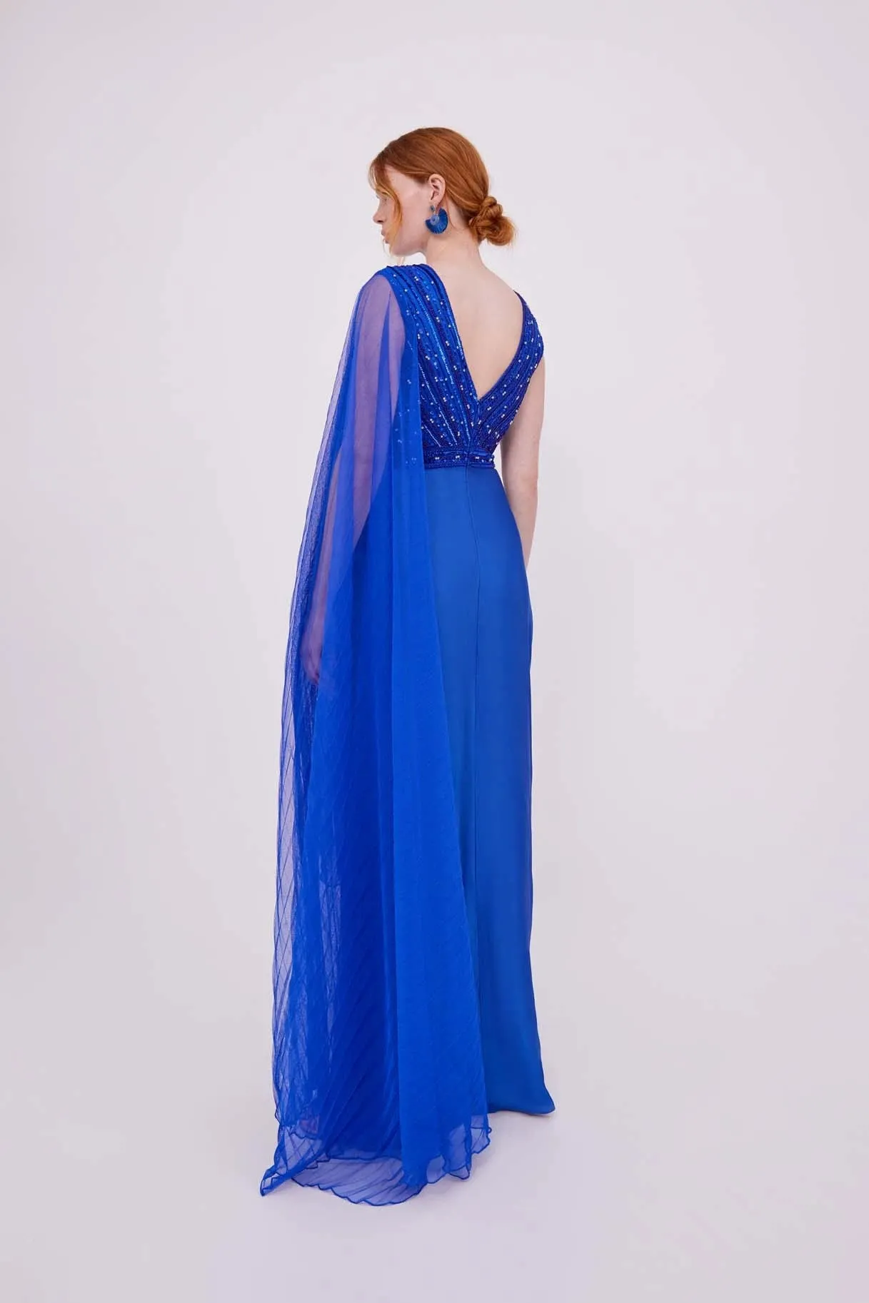 Anaya Blue Gown sold by Raishma product image thumbnail 3