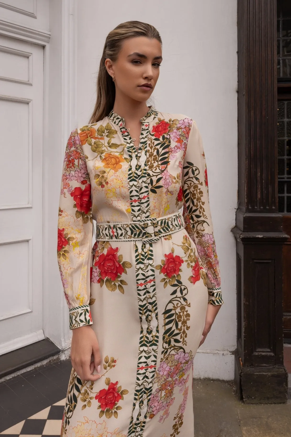 Brenna Cream Dress sold by Raishma product image thumbnail 3