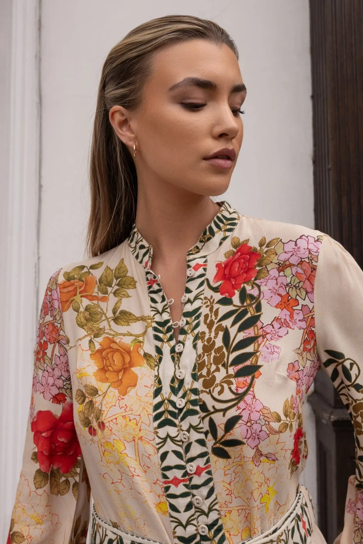 Brenna Cream Dress sold by Raishma product image thumbnail 2