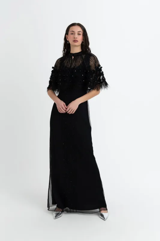 Catalina Black Gown sold by Raishma