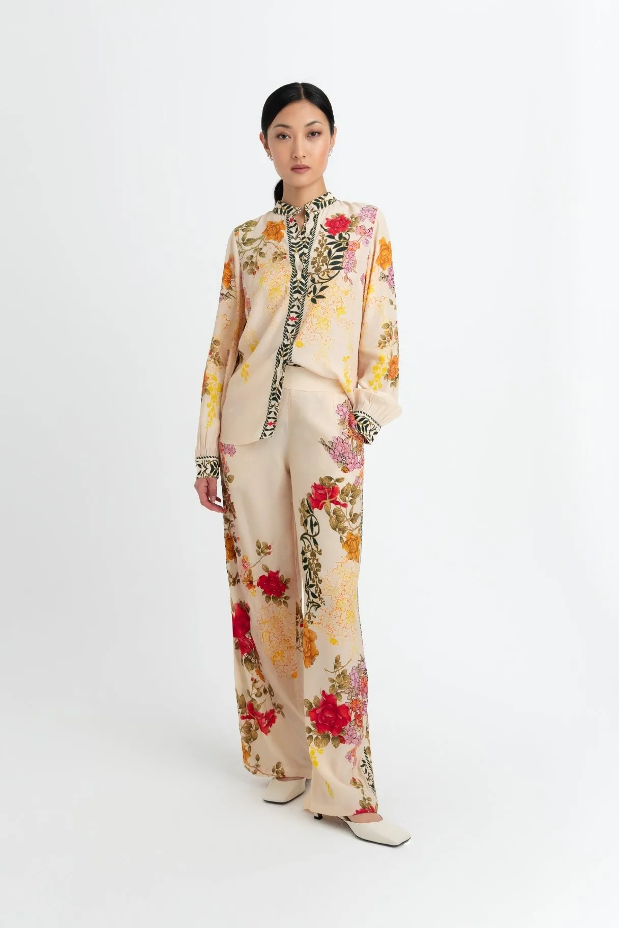 Nancy Cream Shirt sold by Raishma