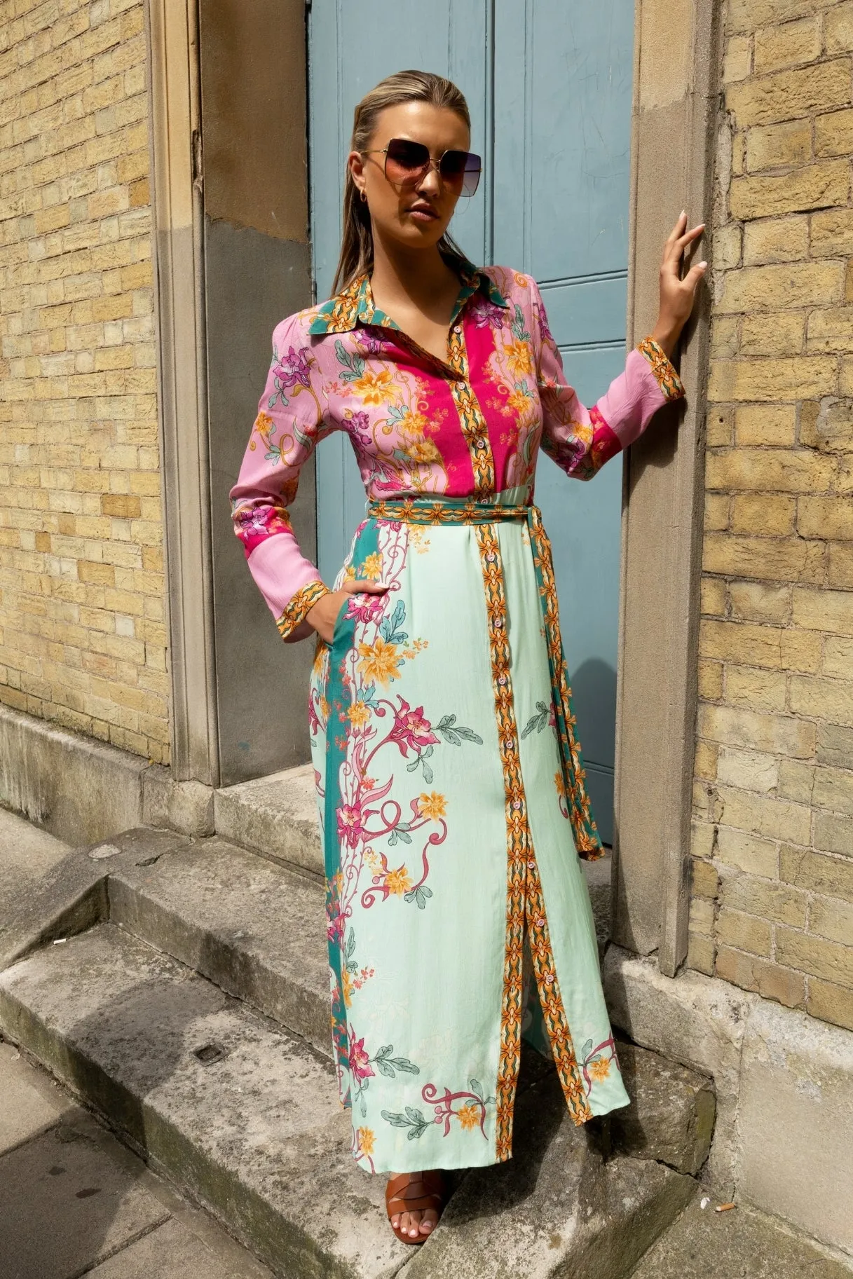 Jennifer Orange Dress sold by Raishma product image thumbnail 4
