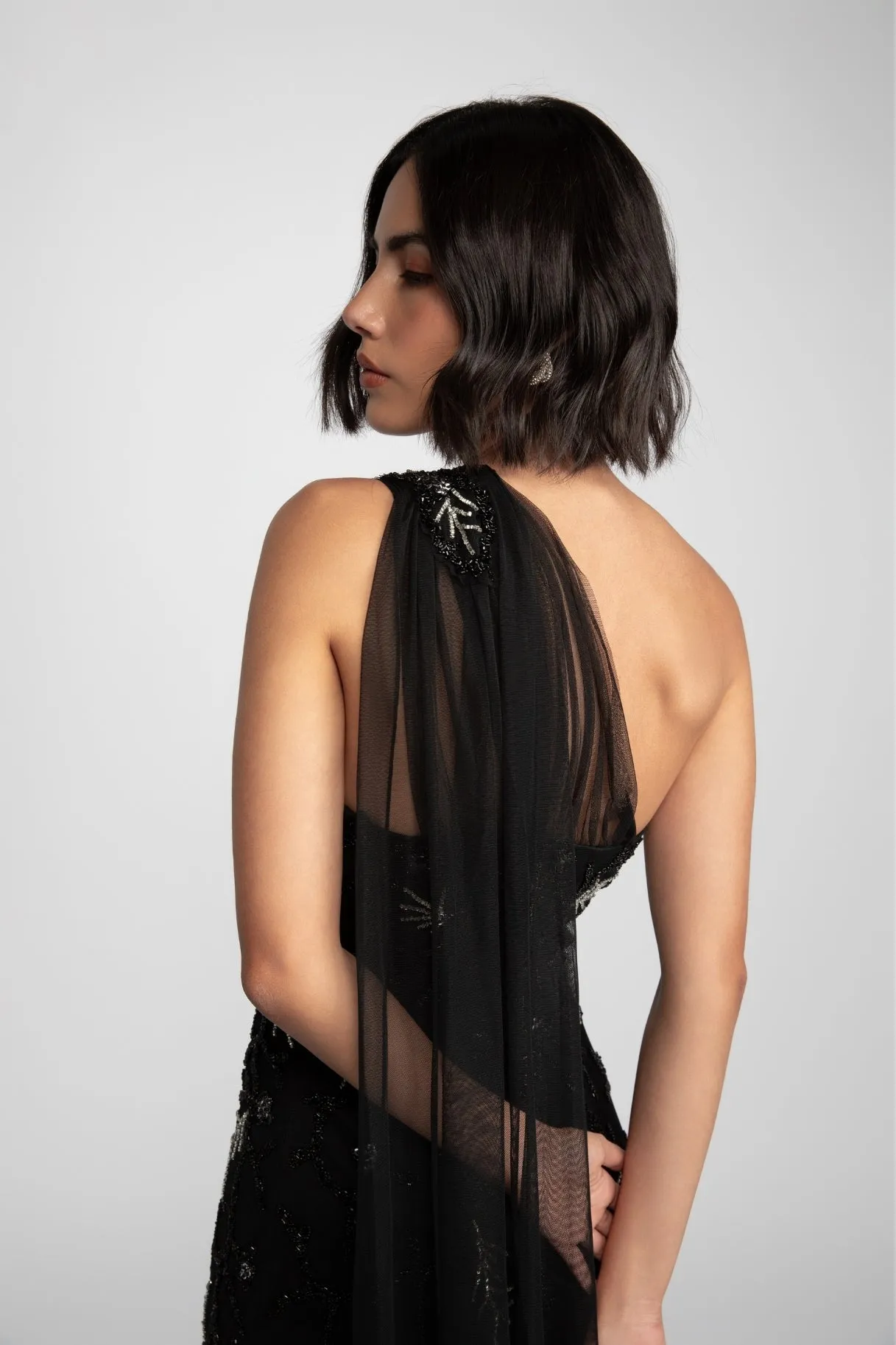 Bettina Black Gown sold by Raishma product image thumbnail 2