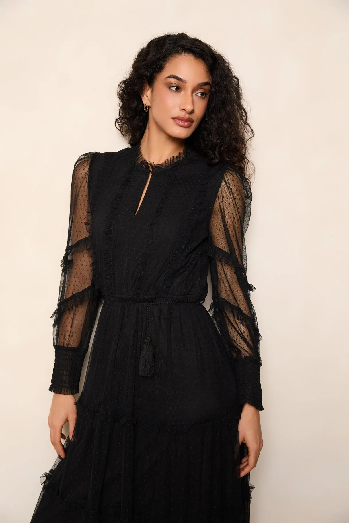 Anastasia Black Dress sold by Raishma product image thumbnail 2
