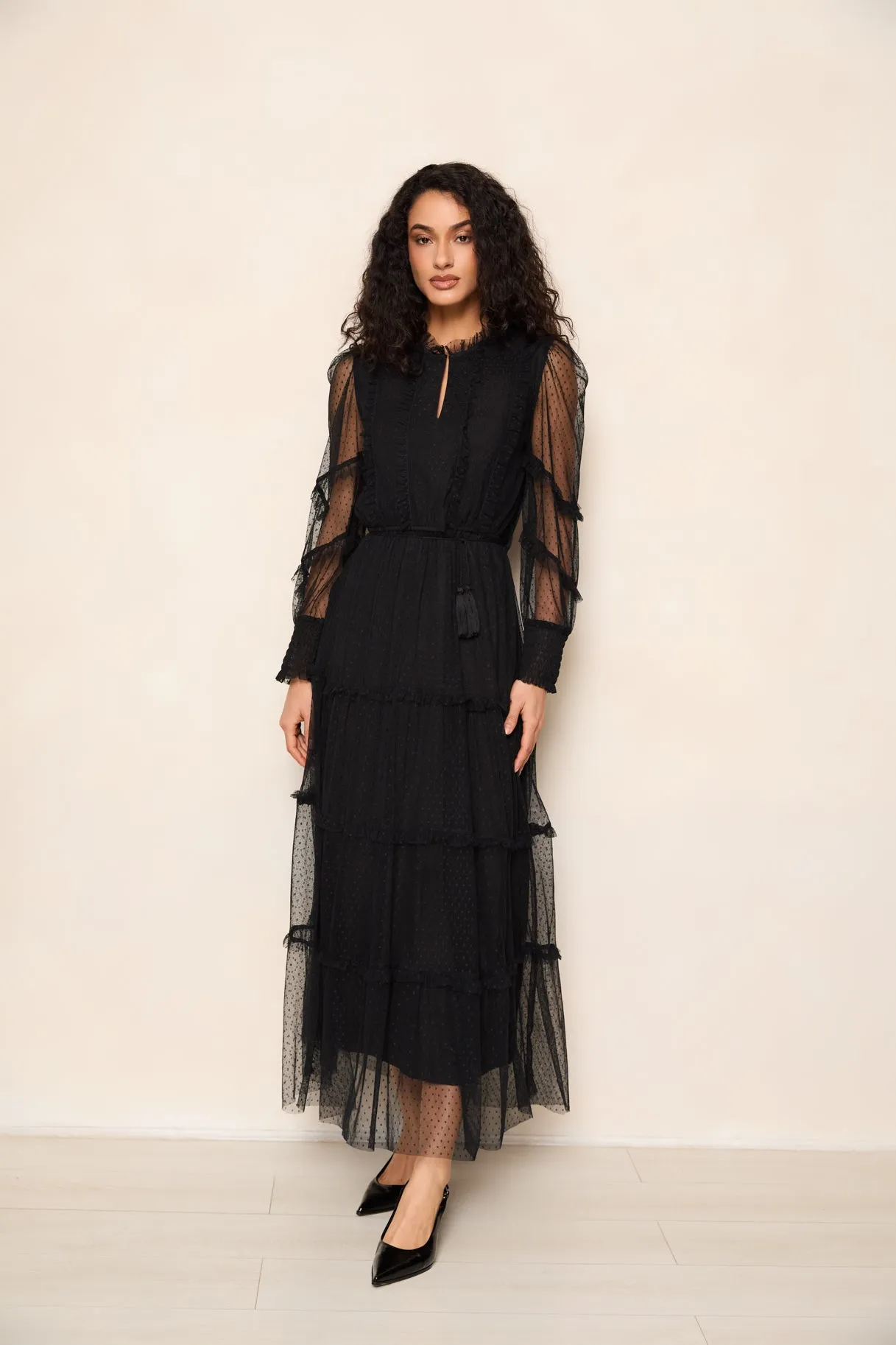 Anastasia Black Dress sold by Raishma