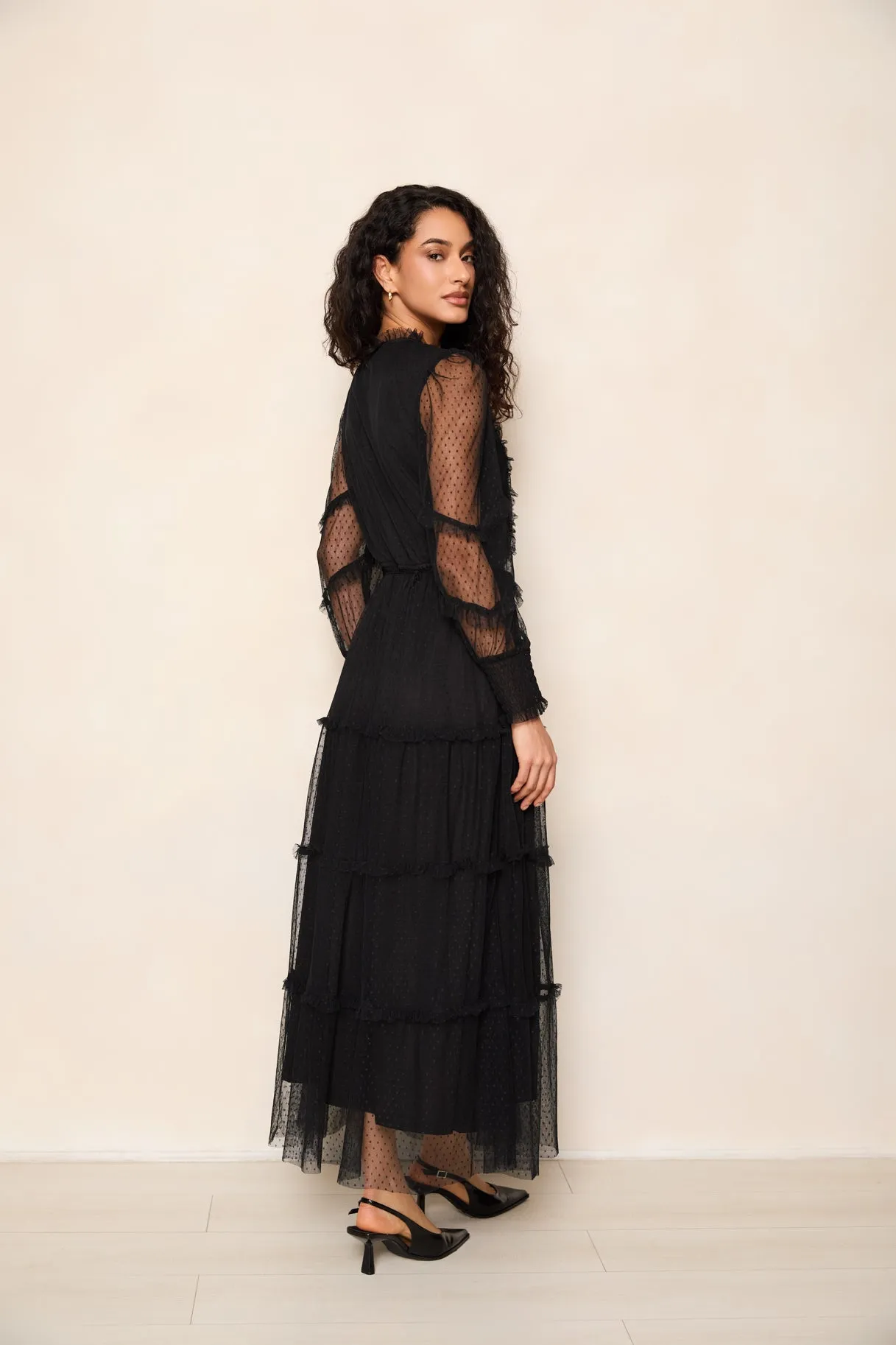 Anastasia Black Dress sold by Raishma product image thumbnail 3