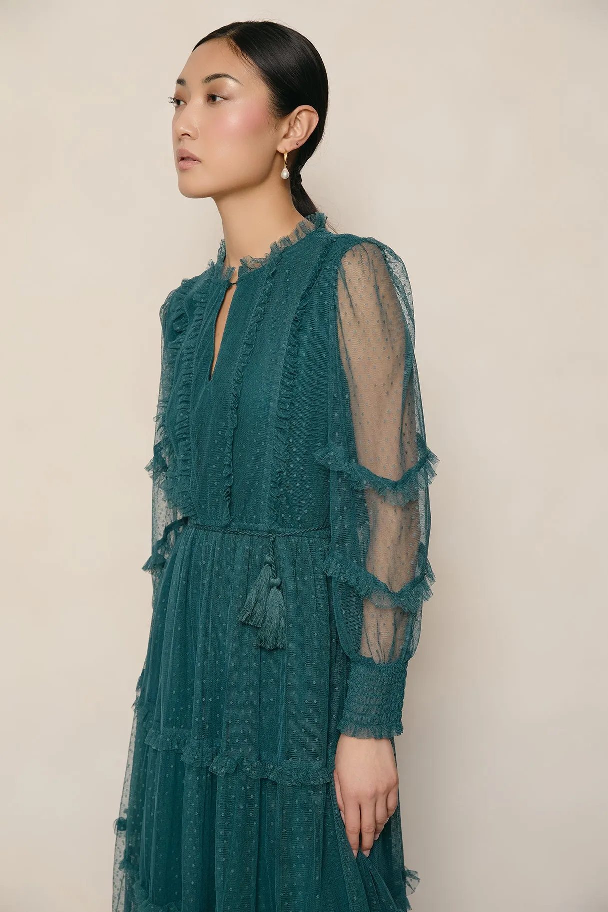 Anastasia Green Dress sold by Raishma product image thumbnail 2