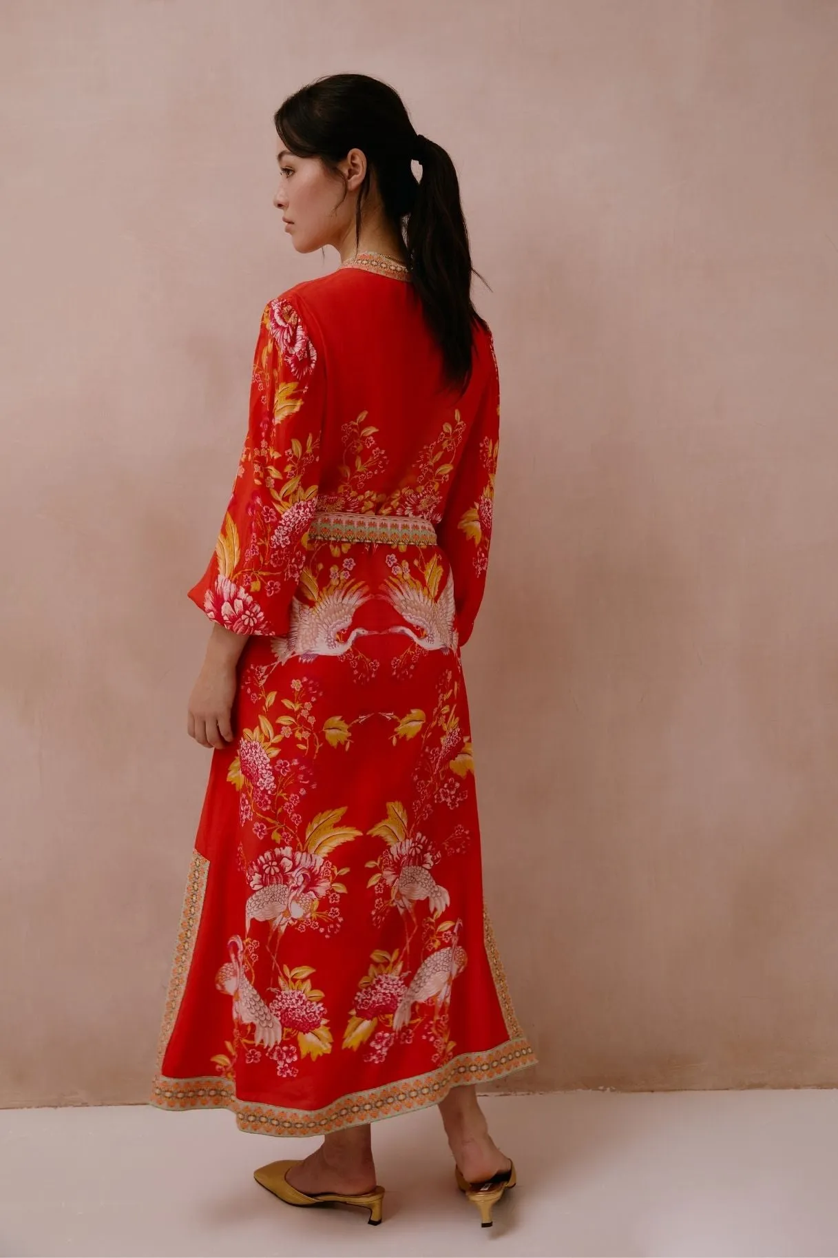 Kaitlyn Red Dress sold by Raishma product image thumbnail 3