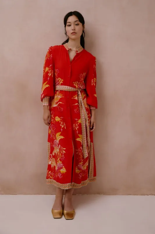 Kaitlyn Red Dress made by Raishma