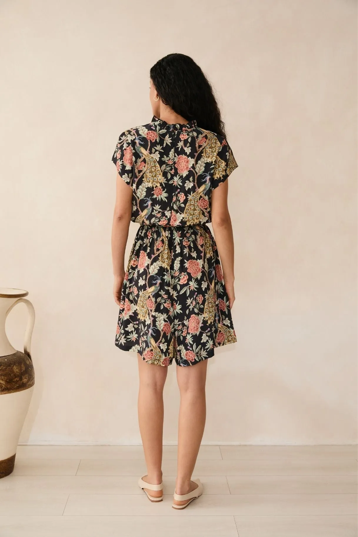 Samara Black Playsuit sold by Raishma product image thumbnail 3