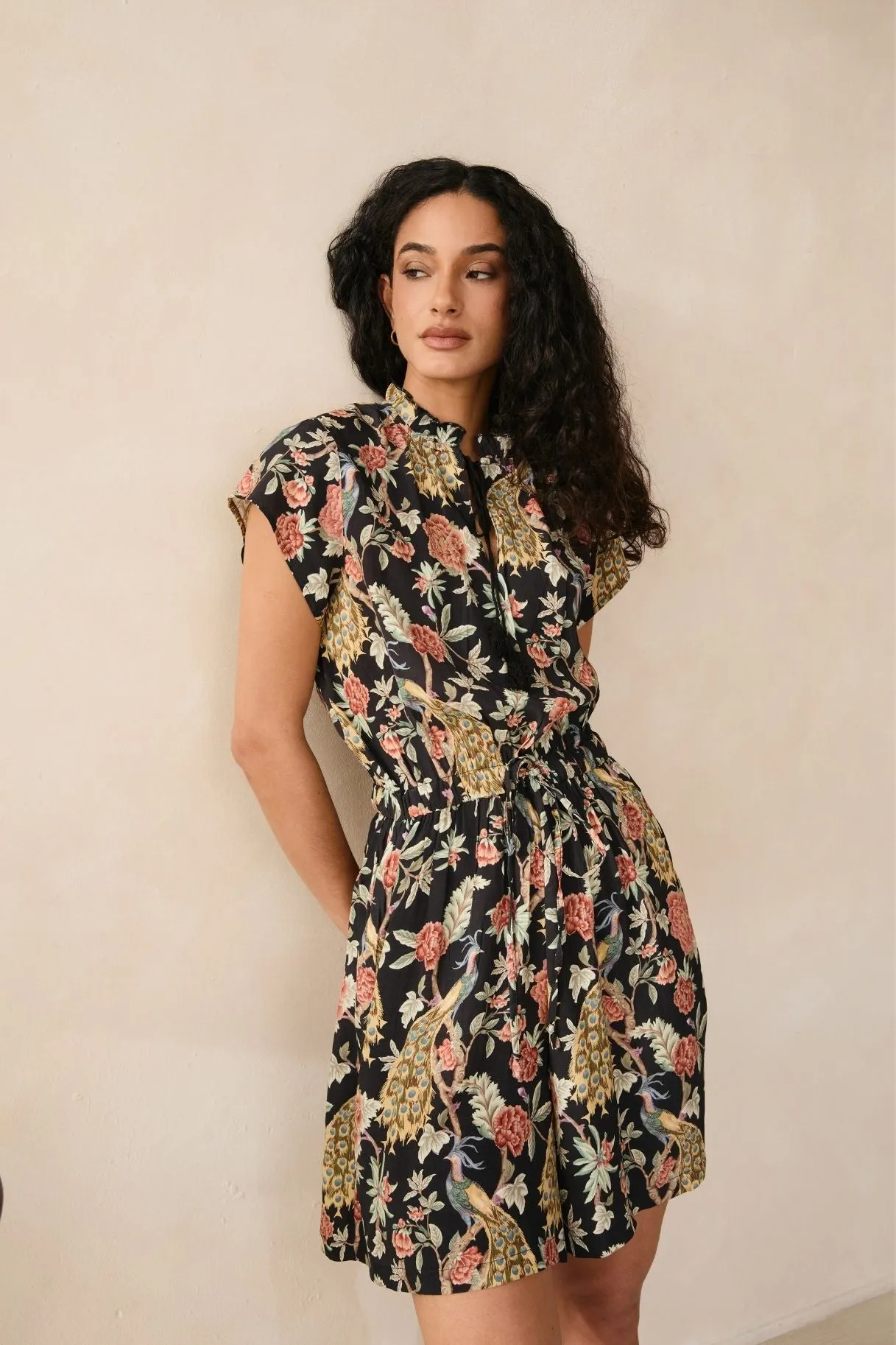 Samara Black Playsuit sold by Raishma product image thumbnail 2