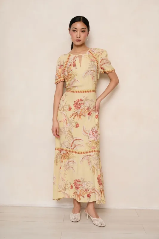 Mavis Yellow Dress made by Raishma