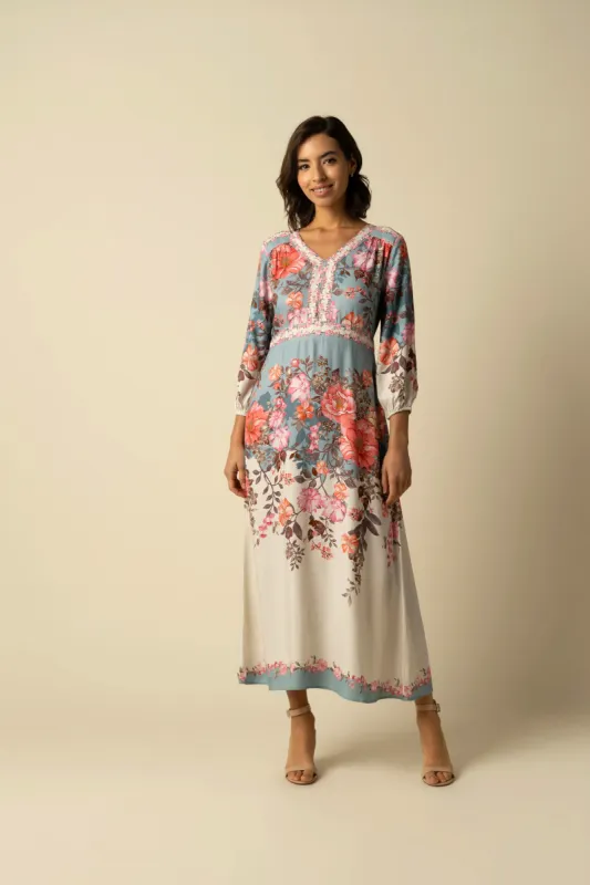 Aurelia Blue Dress sold by Raishma