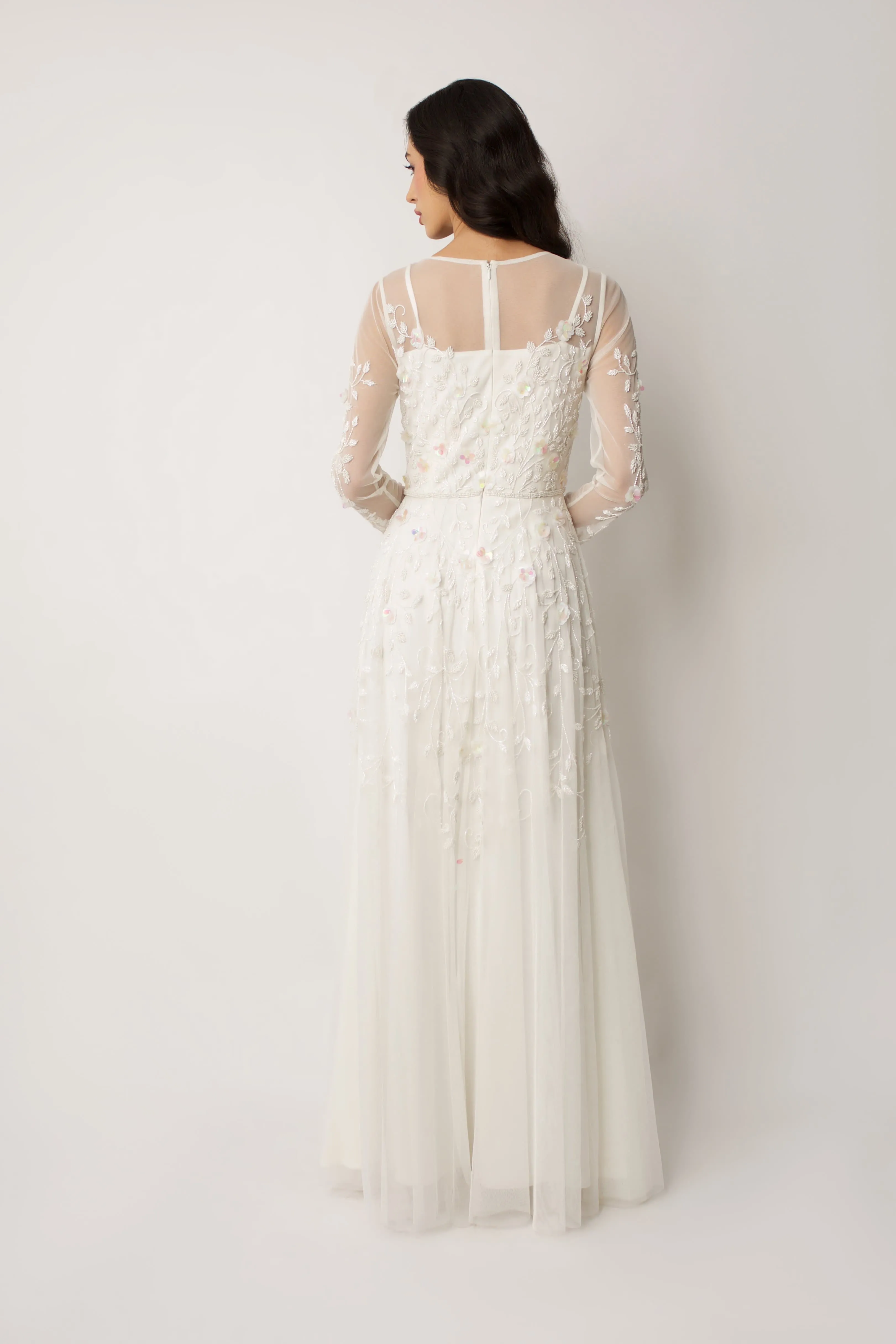 Ivy Floral Bridal Gown sold by Raishma product image thumbnail 3