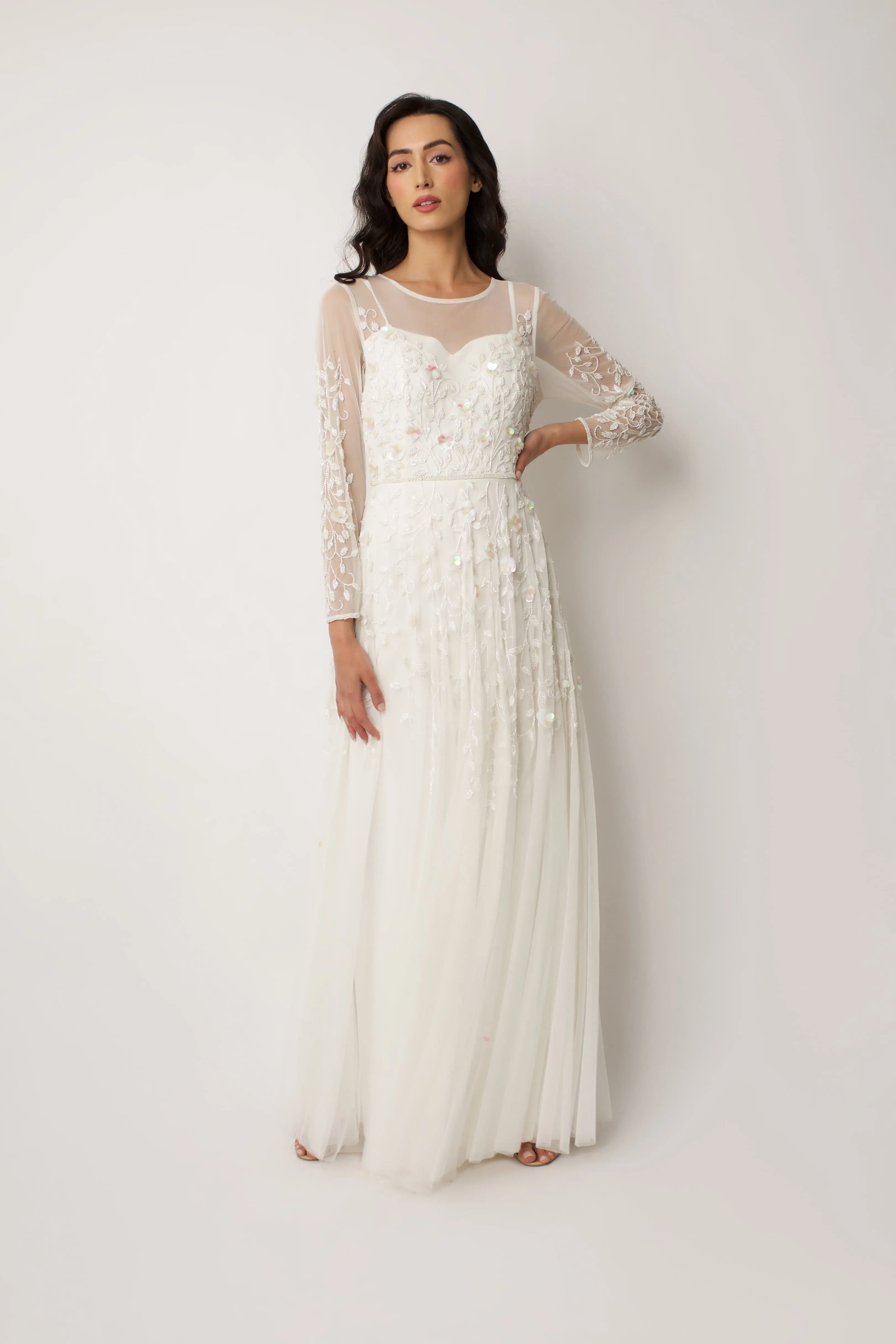 Ivy Floral Bridal Gown sold by Raishma product image thumbnail 2