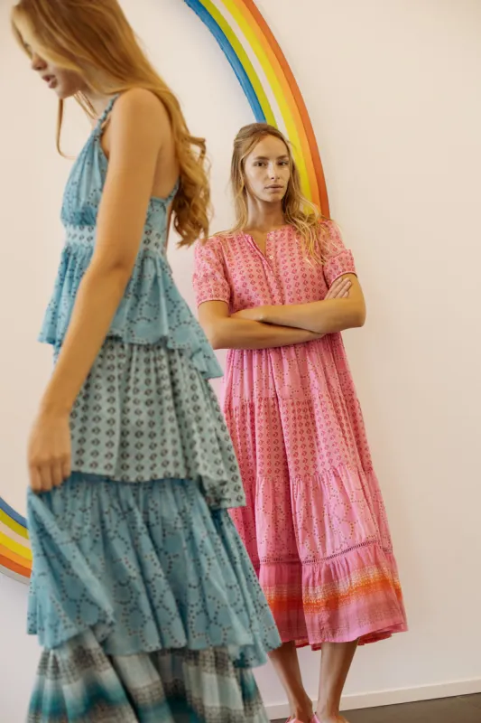DAPHNE MIDI DRESS KOKORO PINK sold by Ro's Garden