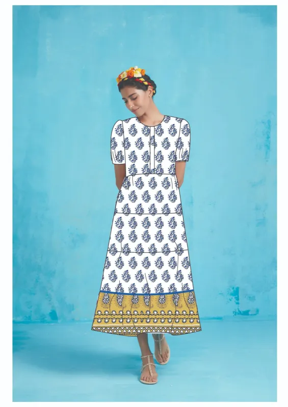 DAPHNE DRESS DOVE BLUE sold by Ro's Garden