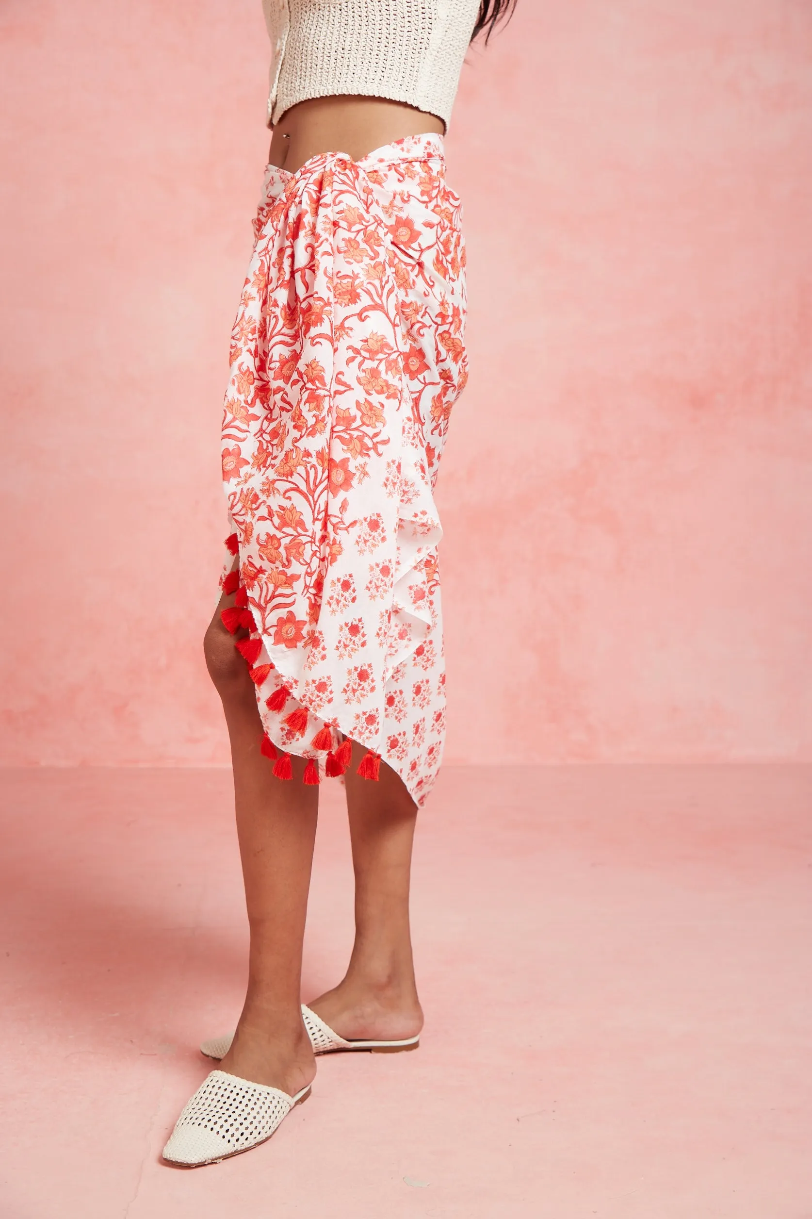 CLASSIC SARONG CAITLIN RED sold by Ro's Garden product image thumbnail 3