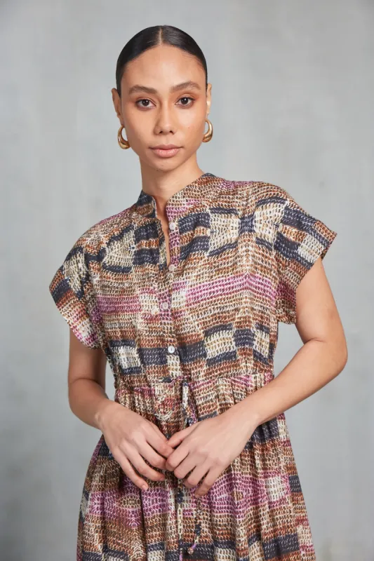 MUMI MIDI DRESS CHAGUAR BEIGE sold by Ro's Garden