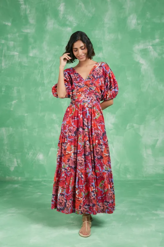 NIEVES MAXI DRESS BIKANER PINK sold by Ro's Garden