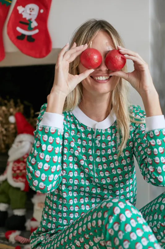 PIPPA WOMEN'S PAJAMA SET HO HO HO FOREST sold by Ro's Garden