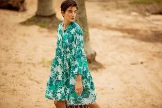 DEAUVILLE SHORT DRESS PETUNIA LIGHT BLUE sold by Ro's Garden product image thumbnail 2