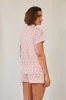 CORA WOMEN'S SHORT PAJAMA SET MARCEL RED sold by Ro's Garden