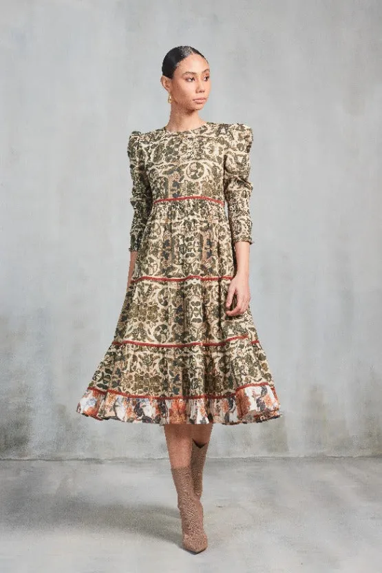 ROBIN MIDI DRESS JAY BROWN sold by Ro's Garden product image thumbnail 4