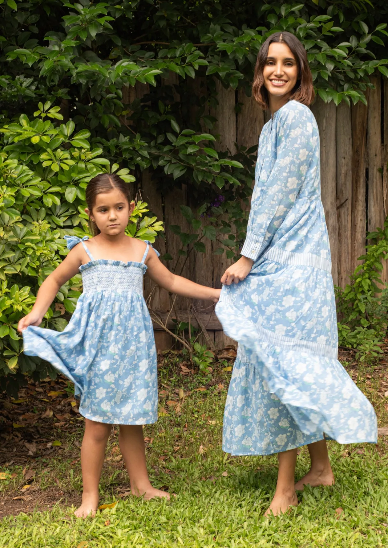 MAINE GIRLS DRESS CONDOLINA LIGHT BLUE sold by Ro's Garden product image thumbnail 2