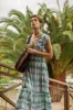 HILDA MIDI DRESS MAPUSA BLUE sold by Ro's Garden