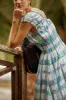 HILDA MIDI DRESS MAPUSA BLUE sold by Ro's Garden