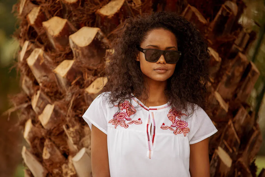 ISABEL SHORT DRESS SOLID OFF WHITE sold by Ro's Garden product image thumbnail 3