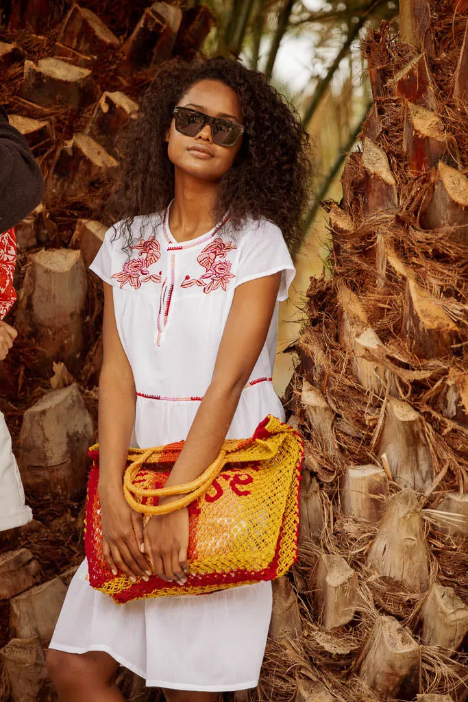 ISABEL SHORT DRESS SOLID OFF WHITE sold by Ro's Garden