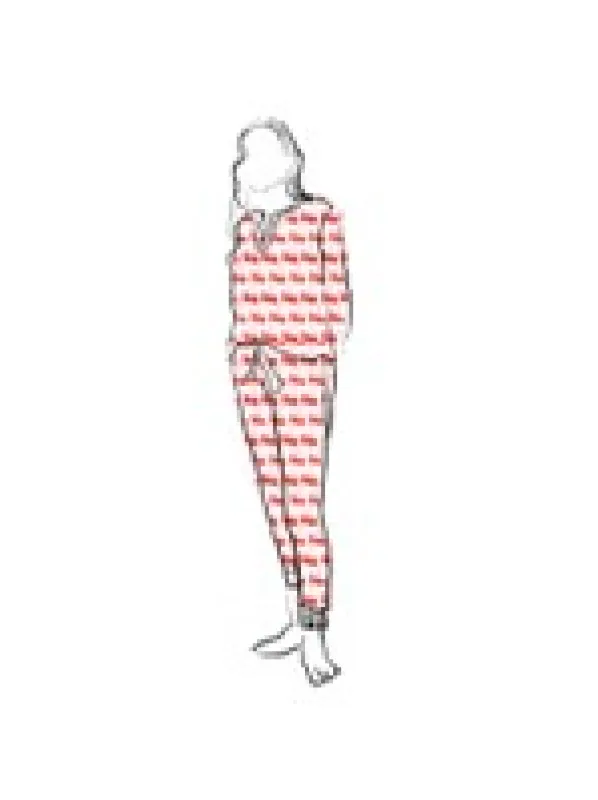PIPPA WOMEN'S PAJAMA SET CHERRIES PINK sold by Ro's Garden