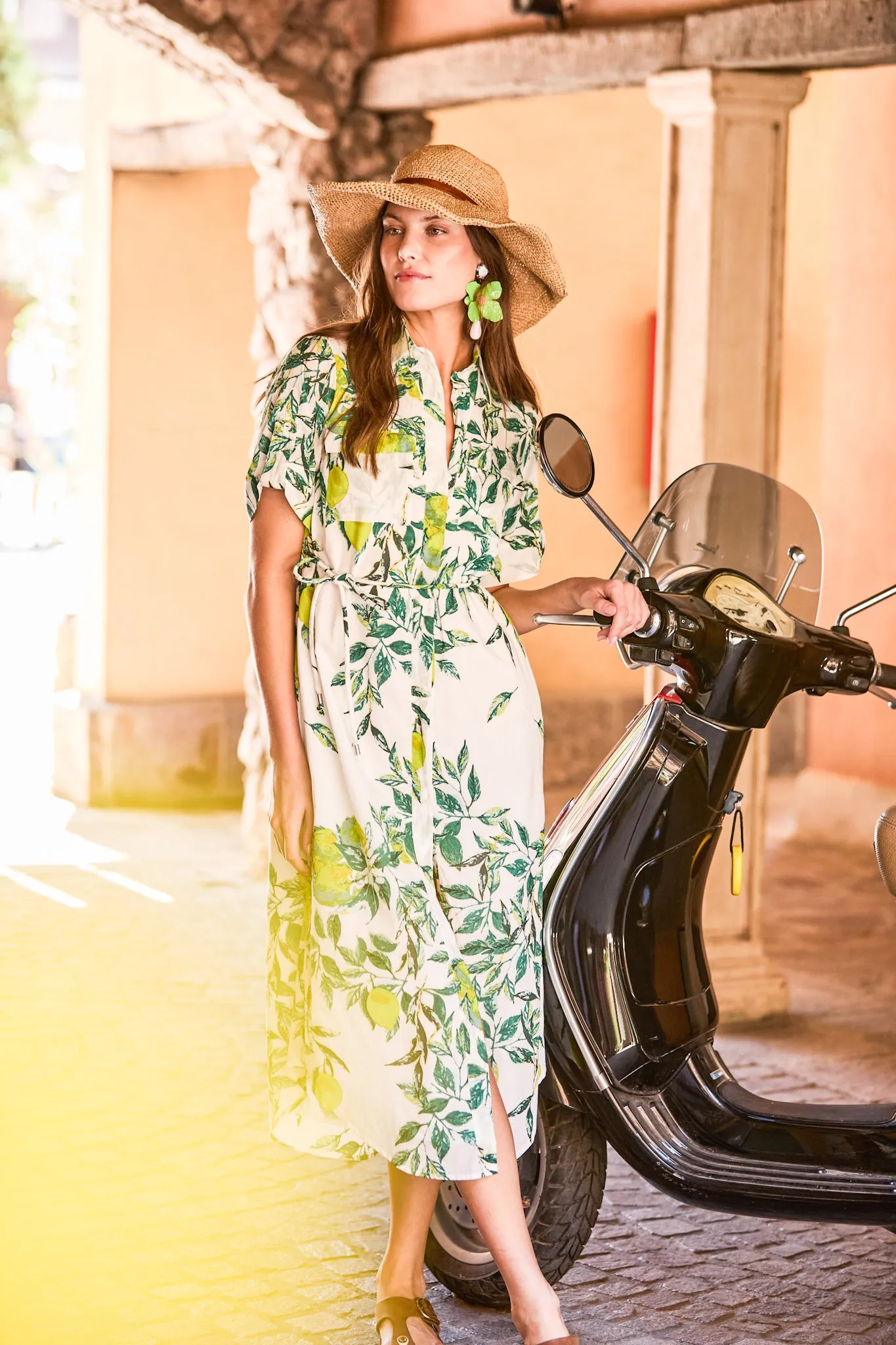 BEA MAXI DRESS BYRON YELLOW sold by Ro's Garden product image thumbnail 2