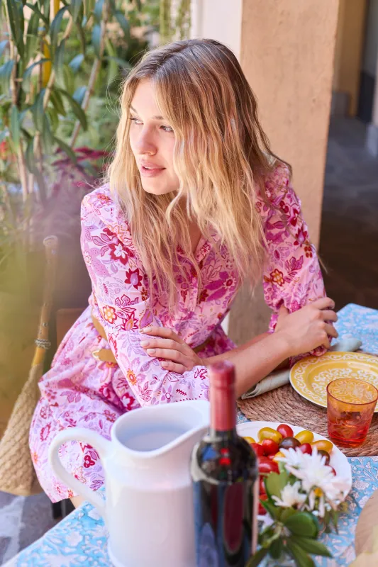 ROMY SHORT DRESS PALERMO PINK sold by Ro's Garden