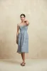 CLAIRE MIDI DRESS AIX BLUE sold by Ro's Garden